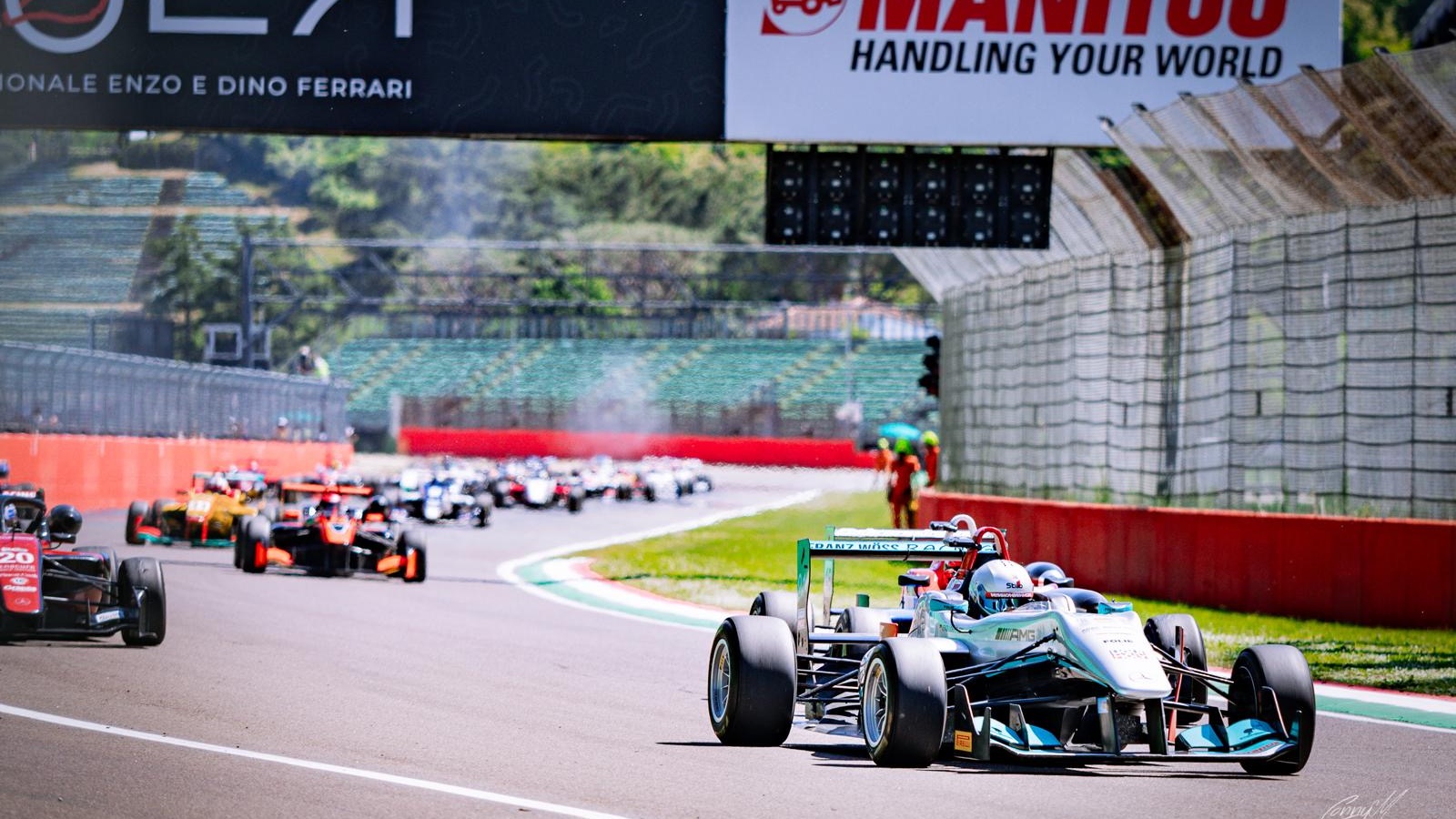 Formula 3 field on track at Imola